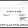 Koenig werner 1926-2005 Todesanzeige